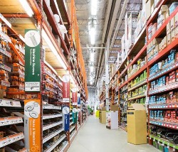 Стеллажи для строительного магазина